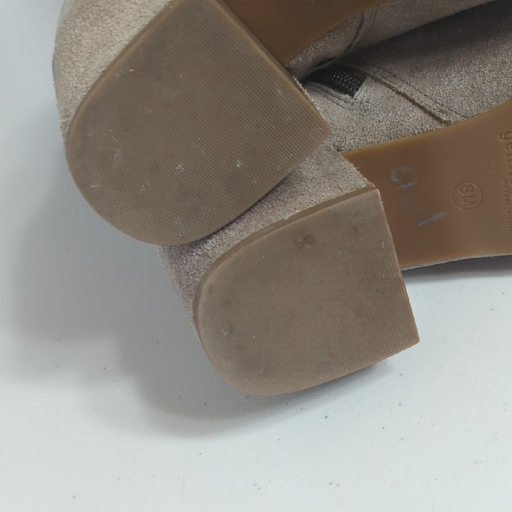 Gentle Souls Taupe Suede Ankle Booties - Picture 6 of 6